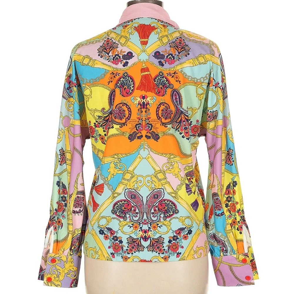 Vibrant Multicolor Women's Dress - Picture 4 of 16